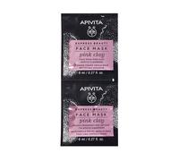 Apivita Mascarilla Facial Arcilla Rosa 2 X8 ml