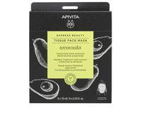 Express Beauty Mascarilla facial de tejido hidratante y calmante con aguacate 10 ml