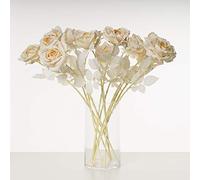 Express Flor 12 Rosas Artificiales con Efecto de brilho en la Oscuridad