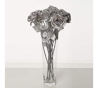Express Flor Rosas artificiales con efecto de brillo en la oscuridad, 12 unidades