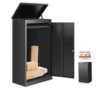 Express Package Delivery Box - Caja para uso exterior, ultraespacio para paquetes con llave, gres, resistente al agua y anticipación de robos (120 cm/50 pulgadas)