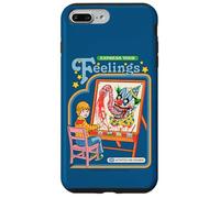 Express Your Feelings Clown Retro Vintage Funny Adult Humor Carcasa para iPhone 7 Plus/8 Plus