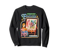 Express Your Feelings Clown Retro Vintage Funny Adult Humor Sudadera