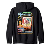 Express Your Feelings Clown Retro Vintage Funny Adult Humor Sudadera con Capucha