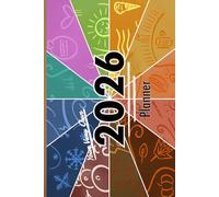 Expression Of The Seasons 2026 Year Planner: Expressive Monthly Decals, Over 100 Pages, 12 months displayed, space for notes and planning