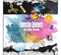 Expressive Ephemera: Cut, Glue, Create with 400 expressive images and inspiring words: 64 double-sided pages for junk journaling, collage art, scrapbooking, and creative DIY cards