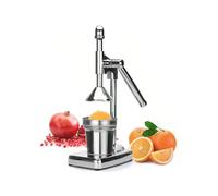 Exprimidor a Presión Manual de Zumo Acero Inoxidable Extractor para Limón Naranja Granada Prensa Mano Cítricos Frutas Multifunción Herramienta Utensilios Cocina Duradero Profesional con Palanca