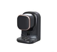 Exprimidor automático de pasta de dientes alimentado por USB con soporte de pared Interfaz elástica suave No requiere taladrar Diseño (negro)