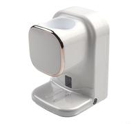 Exprimidor automático de pasta de dientes, soporte para cepillo de dientes, kit de exprimidor de pasta de dientes montado en la pared con USB recargable para baño (blanco)