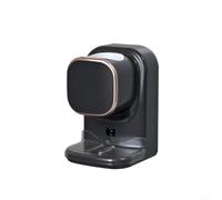 Exprimidor automático de pasta de dientes, soporte para cepillo de dientes, kit de exprimidor de pasta de dientes montado en la pared con USB recargable para baño (negro)