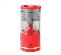 Exprimidor automático portátil, licuadora eléctrica recargable de 7,4 V, color rojo