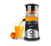 SOGO Exprimidor de Cítricos con Función de Elevación Automática - Exprimidor de Naranjas 140W de Acero Inoxidable - Compacto y Fácil de Limpiar con Filtro de Pulpa para Zumos Suaves y Naturales
