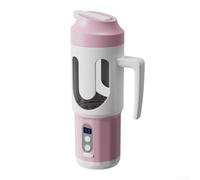 Exprimidor Cítricos Inalámbrico para carga USB para compacto(Dual-Blade Pink)