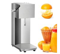 Exprimidor de acero inoxidable con 3 cabezales de cuchillas, de alta eficiencia para extraer jugo de diversas frutas como naranja, sandía y piña.