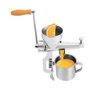 Exprimidor de acero inoxidable, exprimidor manual de hierba de trigo, manual de cocina, exprimidor de limas, exprimidor de frutas, pulido brillante, para hierba de trigo, apio, col rizada