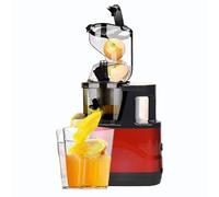 Exprimidor de baja velocidad con boca de alimentación grande, alto rendimiento de jugo, desmontable para una limpieza fácil, ideal para uso doméstico y en bares.