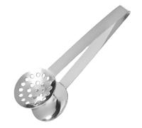 Exprimidor de bolsitas de té - Clip colador de bolsitas de té de 15,5 x 4,5 cm, seguridad mejorada | Cuchara de filtro con Clips de limón gruesos de acero inoxidable con facilidad, cuchara con Clip co