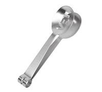 Exprimidor de bolsitas de té de 12 cm, pinzas de bolsitas de té de acero inoxidable ligero, exprimidor, colador, agarre para soltar hojas, agarre de cubitos de hielo, azúcar