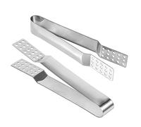 Exprimidor de bolsitas de té para cocina, paquete de 2 pinzas de acero inoxidable para exprimir bolsitas de té, pinzas coladoras útiles para la cocina, soporte colador