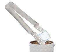 Exprimidor De Bolsitas De Té - Pinza Compacta De Acero Inoxidable De 14x2 Cm, Abrazadera Duradera Con Pequeñas Aberturas, Colador De Hierbas Multifuncional Y Soporte Para Cubitos De Hielo | Utensilio