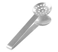 Exprimidor De Bolsitas De Té - Pinzas Largas De Acero Inoxidable De 48 G, Soporte Para Rodajas De Limón Y Miel Con Agarre Ergonómico | Prensa De Escariador De Cítricos Duradera Para Alcanzar El Fondo