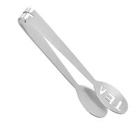 Exprimidor de bolsitas de té - Pinzas para té de 17x3 cm, múltiples aplicaciones | Soporte para colador de pinzas para de acero inoxidable con función de doble cuchara, Clip para colador p