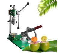 Exprimidor de caña de azúcar, abridor de cocos, herramienta portátil ajustable para perforar cocos, ideal para fruterías y supermercados.