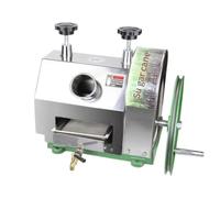 Exprimidor De CañA De AzúCar Manual Comercial Prensa De Jugo Jugos De Manivela Acero Inoxidable 3 Rodillos Prensador Grifo Extractor Exprimidor Cocina