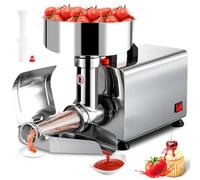 Exprimidor de caña de azúcar, triturador de tomates comercial, prensa de frutas de acero inoxidable, prensa de tomates de 90-160 kg/h, máquina para hacer salsa de fresa