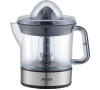 SOGO Exprimidor de Naranjas Eléctrico Silencioso y Potente - Exprimidor Eléctrico de Limones y Naranjas con Tapa -Para Zumo de Naranja y Cítricos con 40W de Potencia y 0,7L de Capacidad