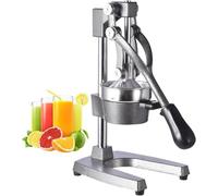 Exprimidor de cítricos de hierro fundido, prensa manual extra grande de jugo de naranja, exprimidor de mano resistente, limón, lima, pomelo, granada, uso en encimera