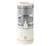 Exprimidor de cítricos eléctrico USB portátil, exprimidor de limón de un solo toque, exprimidor inalámbrico de alto rendimiento for viajes y hogar (rojo)(White)