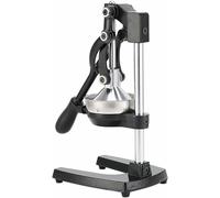 Exprimidor de cítricos, manual resistente de acero inoxidable y hierro fundido, de calidad profesional, fácil de limpiar para naranjas y limones.