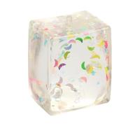 Exprimidor de cristal suave, alivio del estrés, inquietud, descompresión, inquietud para adultos, regalo de cumpleaños, 5,5 x 4 cm