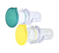 Exprimidor de de 2 uds, exprimidor Manual lavable, exprimidor de limón portátil para viajes familiares, exprimidor de zumo con de tornillo, exprimidor de limón