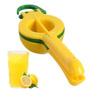 Exprimidor de de limón de mano | Exprimidor de limón manual | Prensa de verduras portátil de agarre cómodo para cocina, desayuno familiar, camping, fitness, preparación de alimentos para bebés