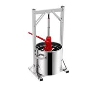 Exprimidor de frutas manual de acero inoxidable de 22 litros, prensa de frutas de acero inoxidable, exprimidor profesional de naranjas