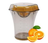 Exprimidor de frutas portátil, 5,91 x 5,31 pulgadas para verter el pour Spout Handheld with Scale, Citrus Kitchen Accessories, Hand Press Orange Squeezer for Home, Juicing Lemons and Oranges