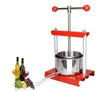 Exprimidor de hierro fundido para frutas suaves, uvas y verduras, prensa manual para jugos caseros, queso, tinturas, aceite de oliva y miel, herramienta de cocina duradera y versátil
