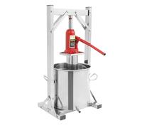 Exprimidor de jugo de acero inoxidable Prensa de frutas con elevador hidráulico duradero eficiente ahorro de mano de obra estructura estable adecuada para prensar uvas, fresas, moras, arándanos