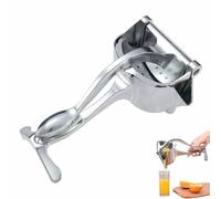 Exprimidor de Jugo de Fruta Fresca,Exprimidor Limon manual,Exprimidors de aleación de aluminio para cítricos,Prensa de Frutas Desmontable para Limón Lima Naranja Granada Pomelo y Más