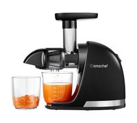 Exprimidor de lenta velocidad AMZCHEF 1501-BK-SM negro