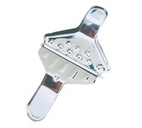 Exprimidor de limón, 8 x 7 cm, 8 x 7 cm, prensa de frutas de acero inoxidable plateado, ligero, manual, accesorio para barman para bebidas, hogar, cocina