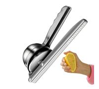Exprimidor de limón - cocina de acero inoxidable de limón | Exprimidor de cítricos manual y trituradora de lima | Mandarina de mano Mandarin | Herramienta para presionar pulpa, naranjas, granadas y