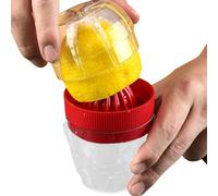 Exprimidor de limón - Exprimidor de cítricos pequeño, prensa de frutas portátil, extractor de manual | Accesorio de cocina para lima, naranja, limón, preparación de bebidas, hornear, ensalada
