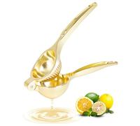 Exprimidor de limón, exprimidor manual de limón de zinc resistente, ranura roscada de alto rendimiento, pequeñas naranjas, limas, exprimidor de cítricos, prensa manual, máquina de jugo para cócteles