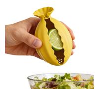 Exprimidor de limón manual, extractor de jugo a prueba de salpicaduras, exprimidor de naranja de silicona para uso con frutas, cocina, bar y restaurante