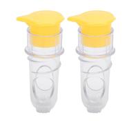 Exprimidor de limón portátil Exprimidor manual que ahorra mano de obra para frutas cítricas Limones Limas Naranjas Hecho de material ABS PP de primera calidad Tamaño compacto 2