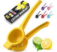Exprimidor de limón Zulay Kitchen de metal: Duradero exprimidor manual de cítricos - Extracción máxima, prensa manual fácil de usar para extraer la mayor cantidad de jugo posible