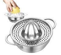 Exprimidor de mano, exprimidor manual de limones, herramienta de mano, para viajes, picnic, camping, portátil, para hacer jugos, para pomelo, naranjas, cítricos